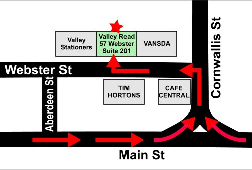 Directions to Valley Read